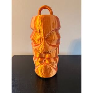 3D Printed Orange Tiki Statue